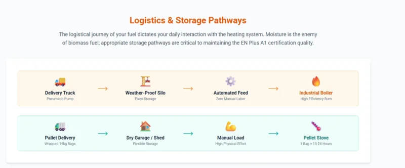 Bulk vs Bagged Wood Pellets