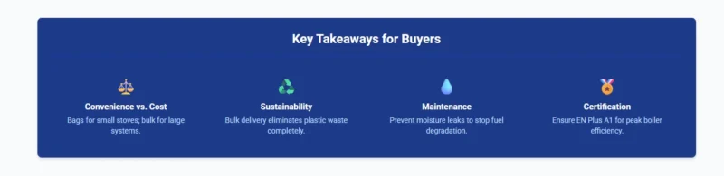 Bulk vs Bagged Wood Pellets