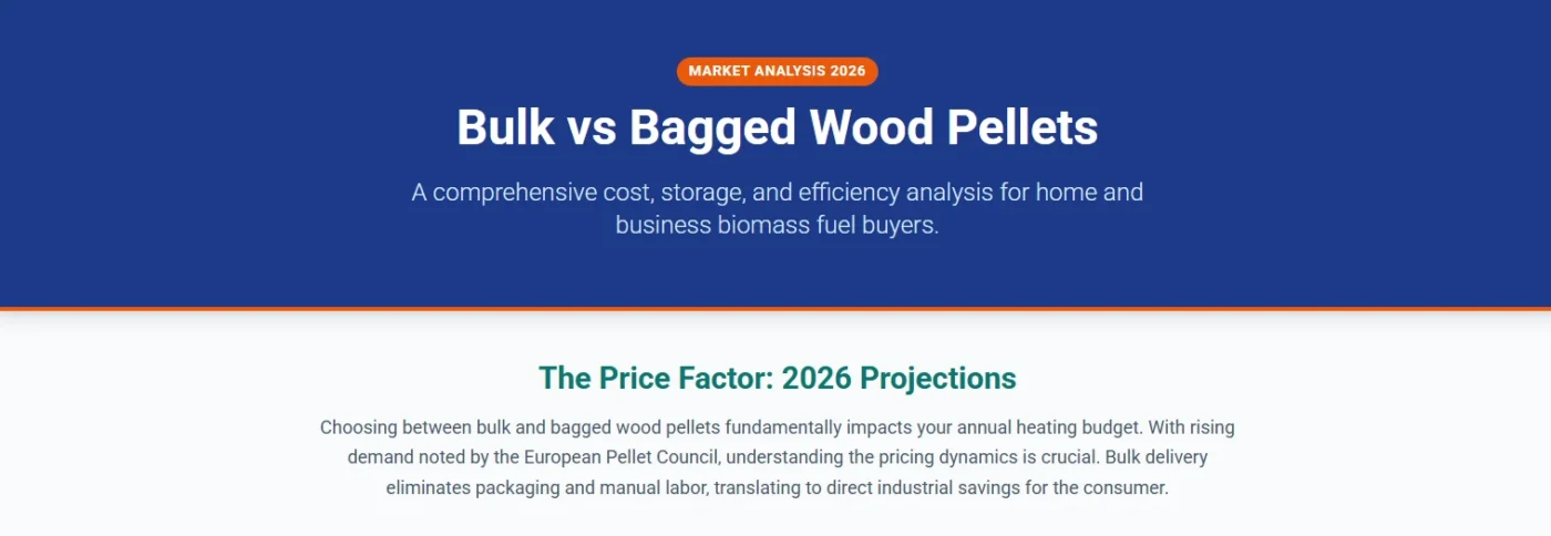 Bulk vs Bagged Wood Pellets